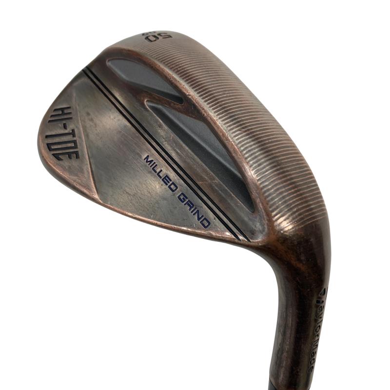 【中古】 テーラーメイド Taylor Made MILLED GRIND HI-TOE(2022) 50°/09° ウェッジ WG Dynamic Gold (フレックスS) メンズ 男性用 右利き 右用 Cランク ゴルフクラブ