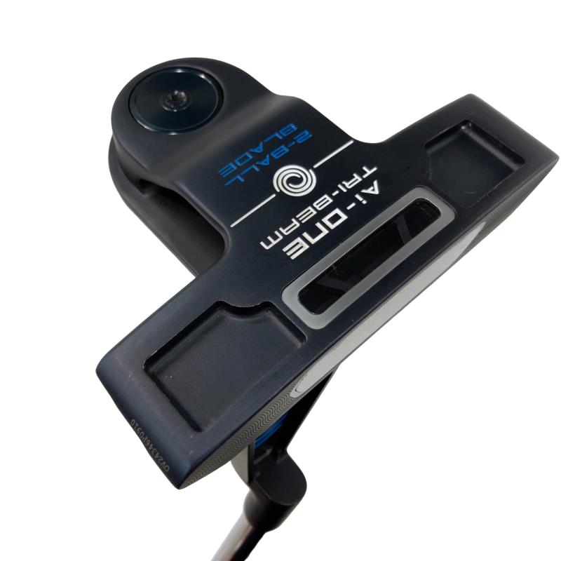 【中古】 オデッセイ Ai-ONE TRI-BEAM 2-BALL BLADE CH 34インチ パター PT STROKE LAB 90 スチール (フレックスその他) メンズ 男性用 右利き 右用 Cランク ゴルフクラブ