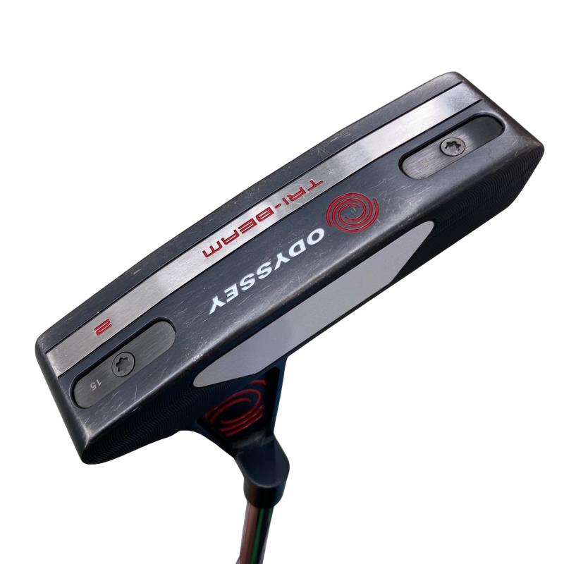 【中古】 オデッセイ TRI-BEAM #2 34in パター PT STROKE LAB(2023) (フレックス余分の物) メンズ 成人男性用 右利き 右用 C位置付ける ゴルフ野球クラブ パター-スポーツ・アウトドア-メンズクラブ