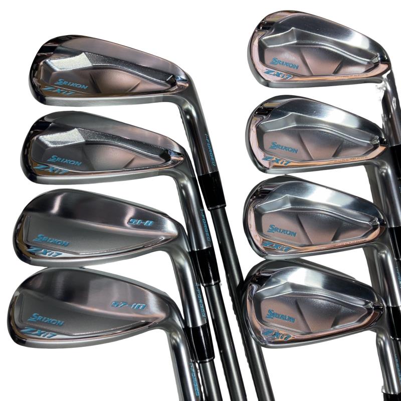 【中古】 ダンロップ SRIXON ZXi7 8S アイアンセット IR 純正特注シャフト (フレックスS) メンズ 男性用 右利き 右用 Bランク ゴルフクラブ