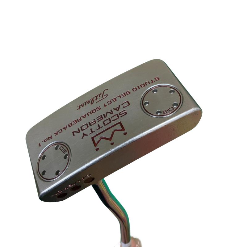 【中古】 タイトリスト SCOTTY CAMERON STUDIO SELECT SQUAREBACK 33インチ(20g) パター PT スチール (フレックスその他) メンズ 男性用 右利き 右用 Cランク ゴルフクラブ