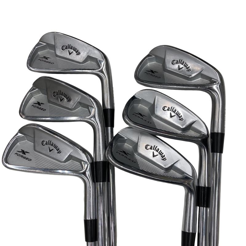 【中古】 キャロウェイ X FORGED STAR(2021) 6S アイアンセット IR リシャフト (フレックスその他) メンズ 男性用 右利き 右用 Cランク ゴルフクラブ