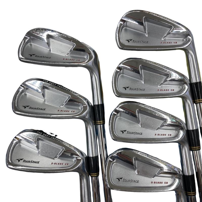 【中古】 ブリヂストン TOURSTAGE X-BLADE CB(2008) 8S アイアン仕掛ける IR Dynamic Gold (フレックスS) メンズ 成人男性用 右利き 右用 C価値づける ゴルフ野球クラブ
