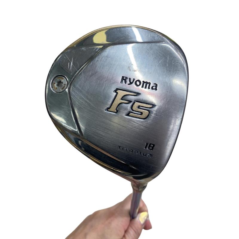 【中古】 リョーマゴルフ Ryoma F シルバー F5 フェアウェイウッド FW 純正特注シャフト (フレックスS) メンズ 男性用 右利き 右用 Cランク ゴルフクラブ