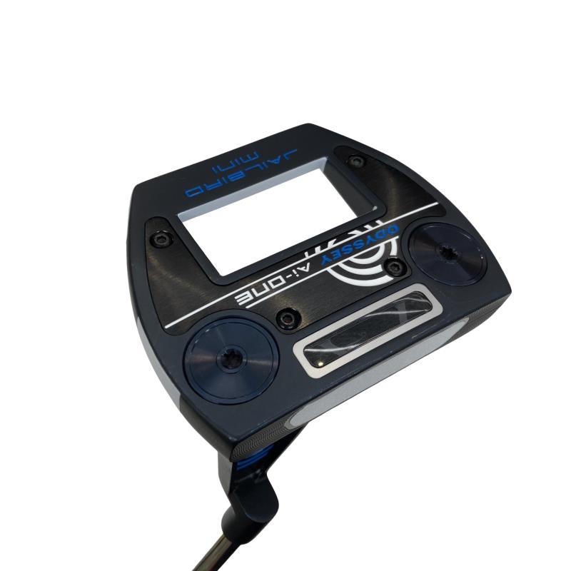 【中古】 オデッセイ Ai-ONE TRI-BEAM JAILBIRD MINI CH 34in パター PT STROKE LAB 90 スチール写真 (フレックス余分の物) メンズ 成人男性用 右利き 右用 B位置付ける ゴルフ野球クラブ スポーツ・アウトドア-クラブ