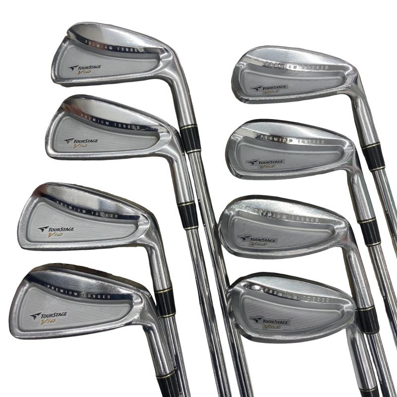 【中古】 ブリヂストン TOURSTAGE ViQ FORGED 8S アイアンセット IR NS PRO 950GH ウェイトフロー (フレックスS) メンズ 男性用 右利き 右用 Cランク ゴルフクラブ