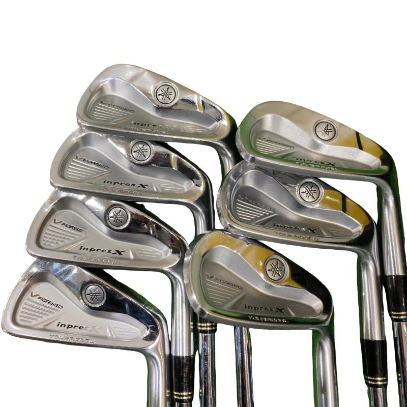 【中古】 ヤマハ inpres X V FORGED TOURMODEL(2011) 8S アイアン書き割り IR リシャフト (フレックス余分の物) メンズ 成人男性用 右利き 右用 C序列付ける ゴルフ野球クラブ