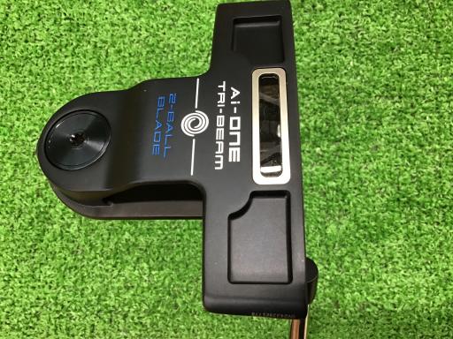 【中古】 オデッセイ Ai-ONE TRI-BEAM 2-BALL BLADE CH 34インチ パター PT STROKE LAB 90 スチール (フレックスその他) メンズ 男性用 右利き 右用 Bランク ゴルフクラブ