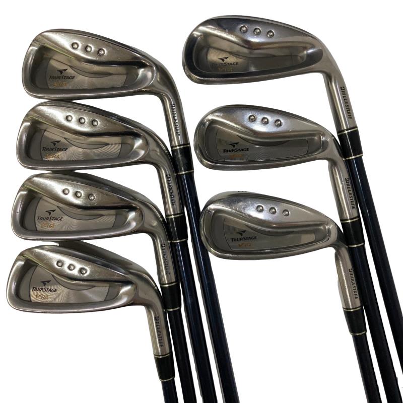【中古】 ブリヂストン TOURSTAGE ViQ(2006)  8S アイアン書き割り IR TSI-50 α (フレックスS) メンズ 成人男性用 右利き 右用 C序列付ける ゴルフ野球クラブ