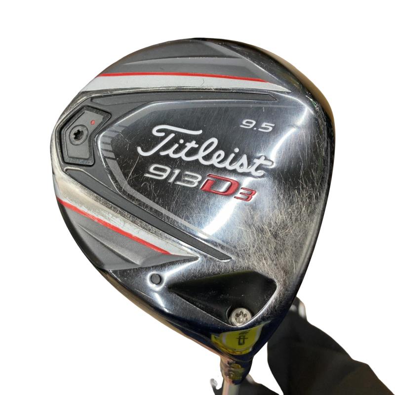 【中古】 タイトリスト 913 D3  9.5° １番ウッド DR リシャフト (フレックス余分の物) メンズ 成人男性用 右利き 右用 C序列付ける ゴルフ野球クラブ