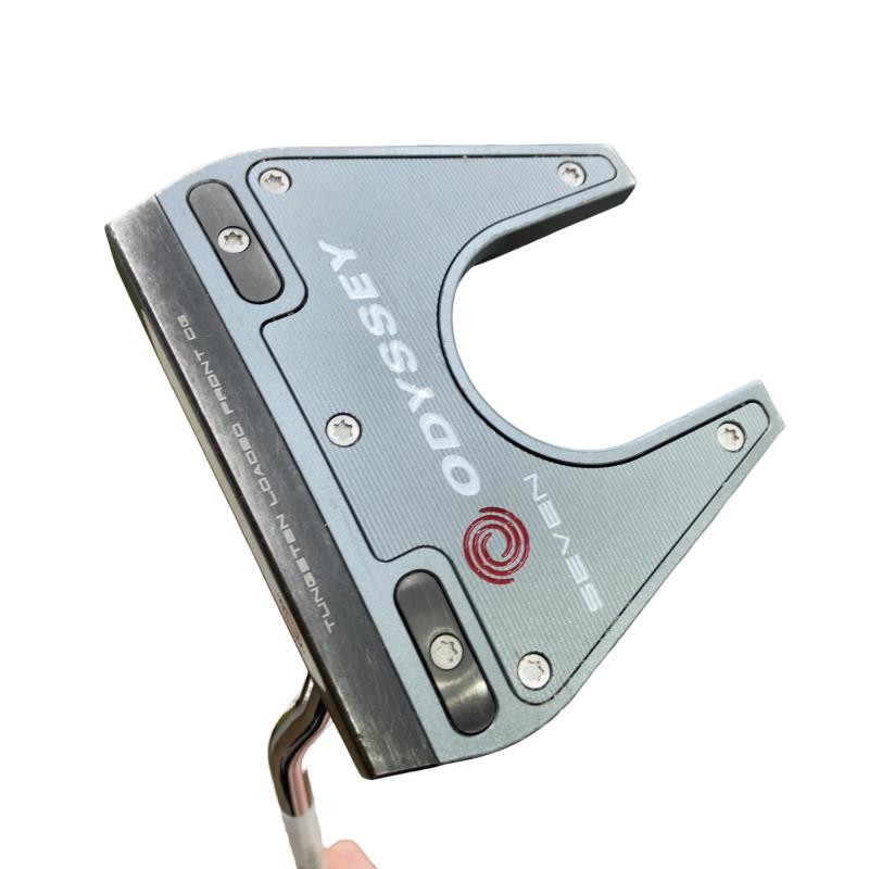 【中古】 オデッセイ TRI-HOT 5K SEVEN 34in レフティ パター PT STROKE LAB(2023) (フレックス余分の物) メンズ 成人男性用 左ぎっちょ レフティ 左用 C序列付ける ゴルフ野球クラブ