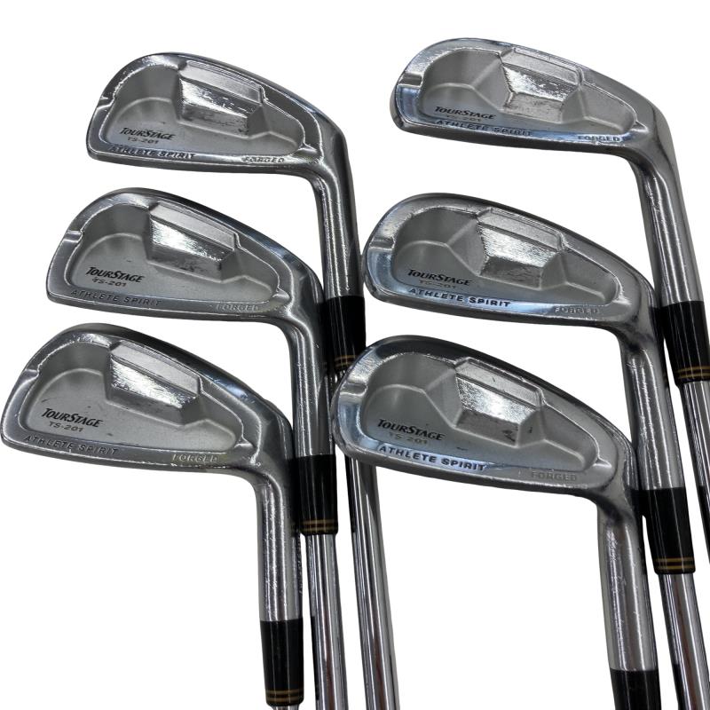 【中古】 ブリヂストン TOURSTAGE TS-201 8S アイアン仕掛ける IR リシャフト (フレックス余分の物) メンズ 成人男性用 右利き 右用 C序列付ける ゴルフ野球クラブ