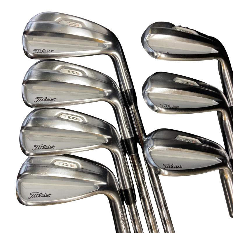 【中古】 タイトリスト Titleist T100S(2021) 8S アイアンセット IR NS PRO MODUS3 TOUR115 (フレックスS) メンズ 男性用 右利き 右用 Cランク ゴルフクラブ