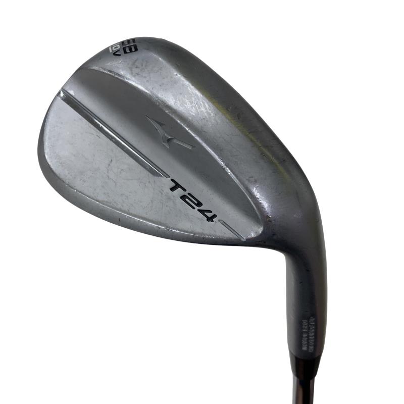 【中古】 ミズノ Mizuno T24(ソフトホワイトサテン) 58°/10° V ウェッジ WG 純正特注シャフト (フレックスその他) メンズ 男性用 右利き 右用 Cランク ゴルフクラブ