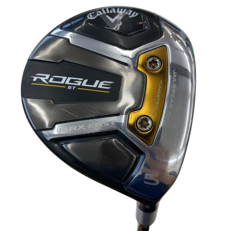 【中古】 キャロウェイ ROGUE ST MAX FAST 5W フェアウェイウッド FW リシャフト (フレックス余分の物) メンズ 成人男性用 右利き 右用 C価値づける ゴルフ野球クラブ
