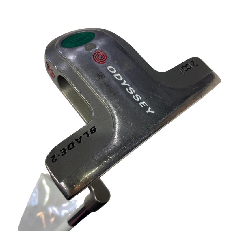【中古】 オデッセイ WHITE STEEL 2・ball BLADE2 34in パター PT スチール写真 (フレックス余分の物) メンズ 成人男性用 右利き 右用 C序列付ける ゴルフ野球クラブ メンズクラブ-スポーツ・アウトドア-パター