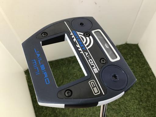 【中古】 オデッセイ Ai-ONE JAILBIRD MINI CH 34in パター PT STROKE LAB 90 スチール写真 (フレックス余分の物) メンズ 成人男性用 右利き 右用 C序列付ける ゴルフ野球クラブ