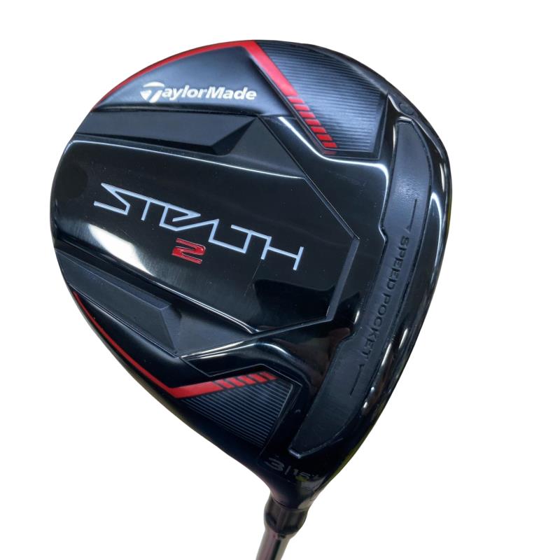 【中古】 テーラーメイド STEALTH2 3W フェアウェイウッド FW 純正特注シャフト (フレックスS) メンズ 男性用 右利き 右用 Bランク ゴルフクラブ