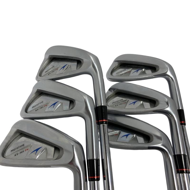 【中古】 アキラプロダクツ AKIRA PROTOTYPE KS-701FH 6S アイアンセット IR 純正特注シャフト (フレックスX) メンズ 男性用 右利き 右用 Cランク ゴルフクラブ