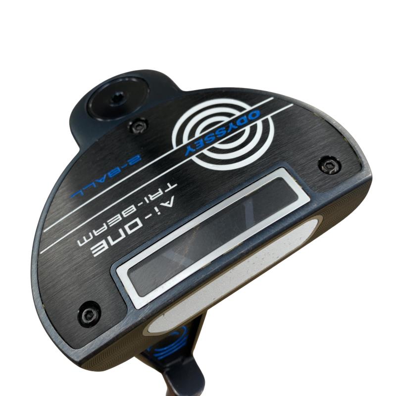 【中古】 オデッセイ Ai-ONE TRI-BEAM 2-BALL CH 34インチ パター PT STROKE LAB 90 スチール (フレックスその他) メンズ 男性用 右利き 右用 Cランク ゴルフクラブ