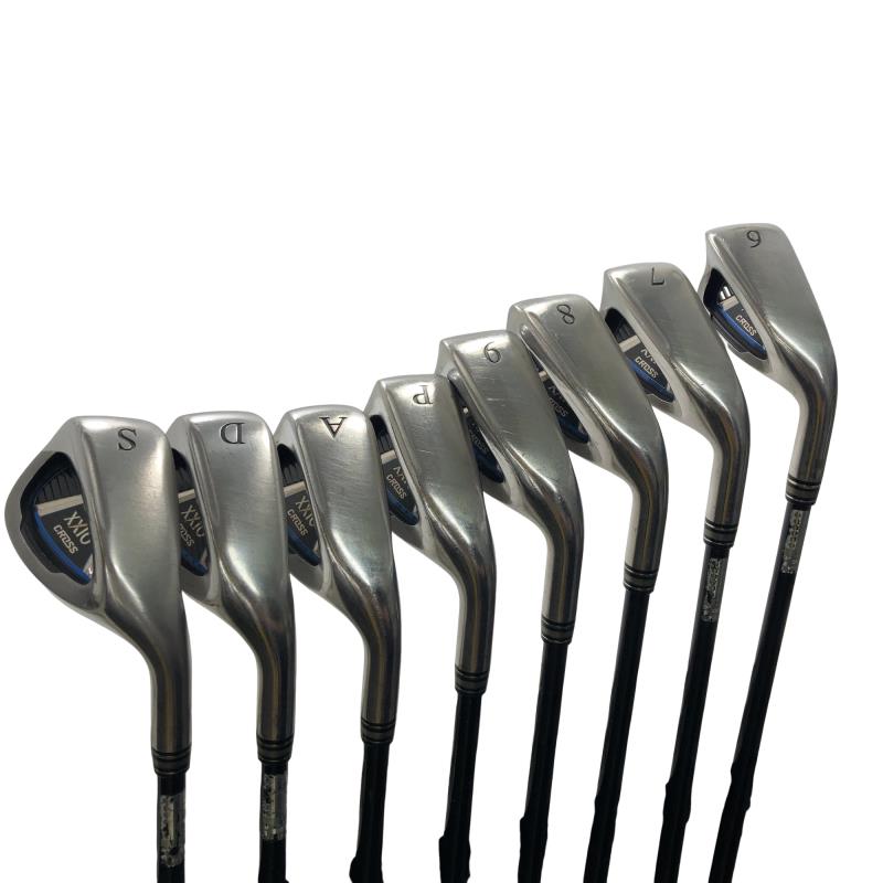 【中古】 ダンロップ XXIO CROSS 9S アイアン仕掛ける IR XXIO MH1000 (フレックスS) メンズ 成人男性用 右利き 右用 D価値づける ゴルフ野球クラブ