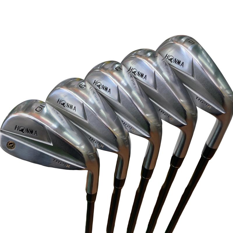 【中古】 本間ゴルフ TOUR WORLD TR21X 5S アイアンセット IR VIZARD TR20-65 (フレックスS) メンズ 男性用 右利き 右用 Cランク ゴルフクラブ