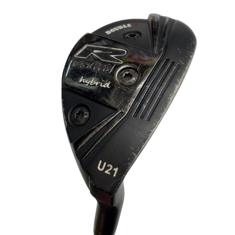 【中古】 ジャスティック PROCEED DOUBLE-R HYBRID UT 21° ユーティリティ UT 純正特注シャフト (フレックスその他) メンズ 男性用 右利き 右用 Cランク ゴルフクラブ