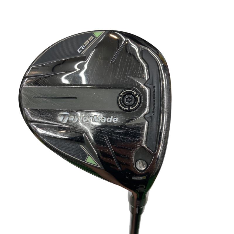 【中古】 テーラーメイド Qi35 3W フェアウェイウッド FW Diamana SILVER TM55(Qi35 FW) (フレックスS) メンズ 男性用 右利き 右用 Cランク ゴルフクラブ