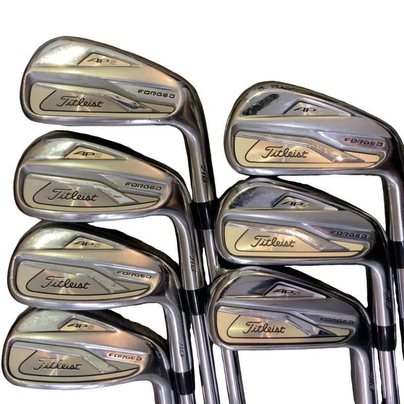【中古】 タイトリスト Titleist AP2 718 8S アイアン仕掛ける IR 完全無欠特注立て坑 (フレックスX) メンズ 成人男性用 右利き 右用 C価値づける ゴルフ野球クラブ