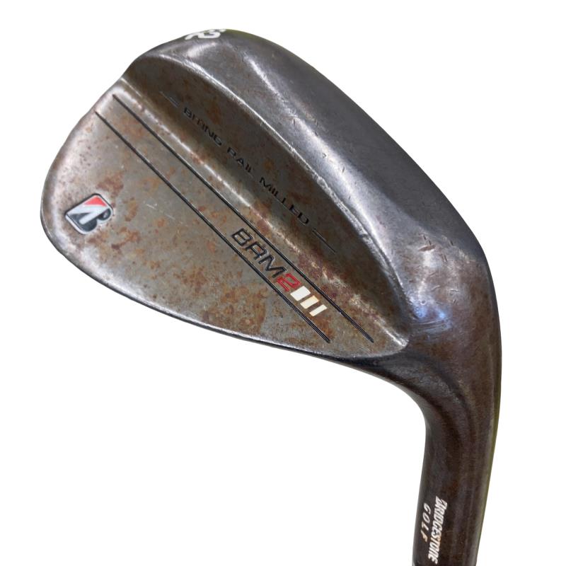 【中古】 ブリヂストン BRIDGESTONE BRM2 ノーメッキ 52°/08°M ウェッジ WG 純正特注シャフト (フレックスS) メンズ 男性用 右利き 右用 Dランク ゴルフクラブ