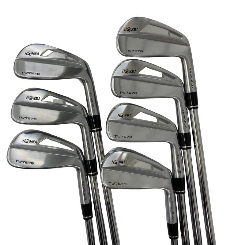 【中古】 本間ゴルフ TOUR WORLD TW757B 8S アイアンセット IR Dynamic Gold (フレックスS) メンズ 男性用 右利き 右用 Cランク ゴルフクラブ｜ゴルフパートナー 中古クラブ店