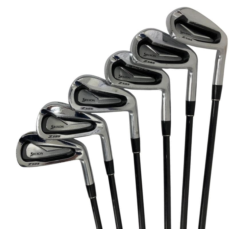 【中古】 ダンロップ SRIXON Z585 6S アイアン仕掛ける IR Miyazaki Mahana (フレックスR) メンズ 成人男性用 右利き 右用 C序列付ける ゴルフ野球クラブ