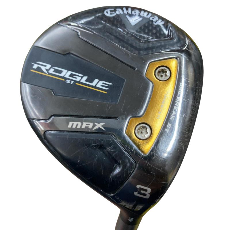 【中古】 キャロウェイ ROGUE ST MAX 3W フェアウェイウッド FW VENTUS 5 for CW(ROGUE ST FW) (フレックスS) メンズ 男性用 右利き 右用 Cランク ゴルフクラブ