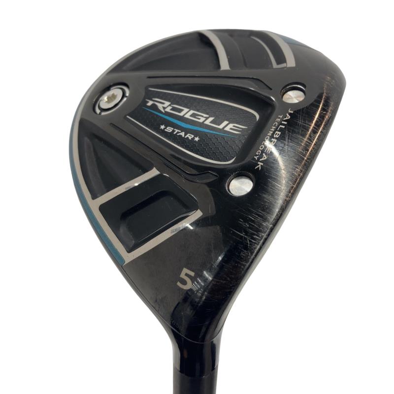 【中古】 キャロウェイ ROGUE STAR 5W フェアウェイウッド FW リシャフト (フレックスその他) メンズ 男性用 右利き 右用 Cランク ゴルフクラブ
