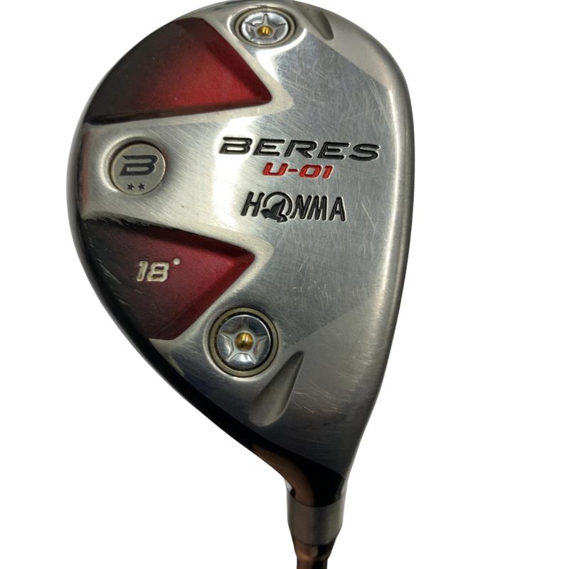 【中古】 本間ゴルフ BERES U-01 18° ユーティリティ UT 2S ARMRQ6 45(ユーティリティ) (フレックスR) メンズ 男性用 右利き 右用 Cランク ゴルフクラブ