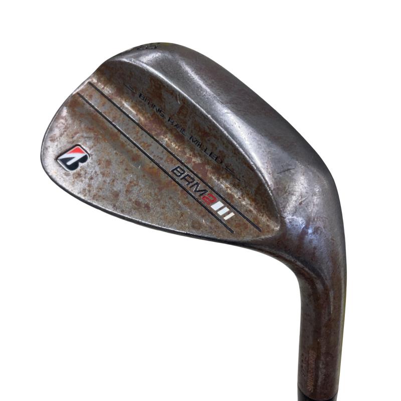 【中古】 ブリヂストン BRIDGESTONE BRM2 ノーメッキ 58°/08°M ウェッジ WG 純正特注シャフト (フレックスS) メンズ 男性用 右利き 右用 Dランク ゴルフクラブ 11,065円