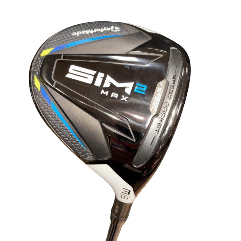 【中古】 テーラーメイド SIM2 MAX 3W フェアウェイウッド FW TENSEI BLUE TM50(SIM2 FW) (フレックスS) メンズ 男性用 右利き 右用 Bランク ゴルフクラブ