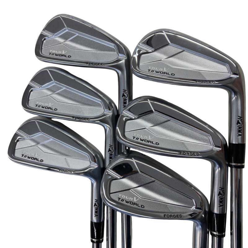 【中古】 本間ゴルフ TOUR WORLD TOUR V 6S アイアン仕掛ける IR 完全無欠特注立て坑 (フレックスS) メンズ 成人男性用 右利き 右用 C価値づける ゴルフ野球クラブ