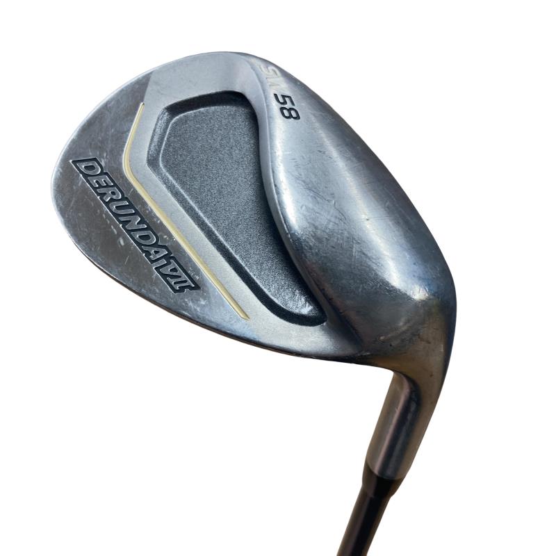 【中古】 ゴルフプランナー DERUNDA VII 58° ウェッジ WG オリジナルカーボン (フレックスその他) メンズ 男性用 右利き 右用 Cランク ゴルフクラブ