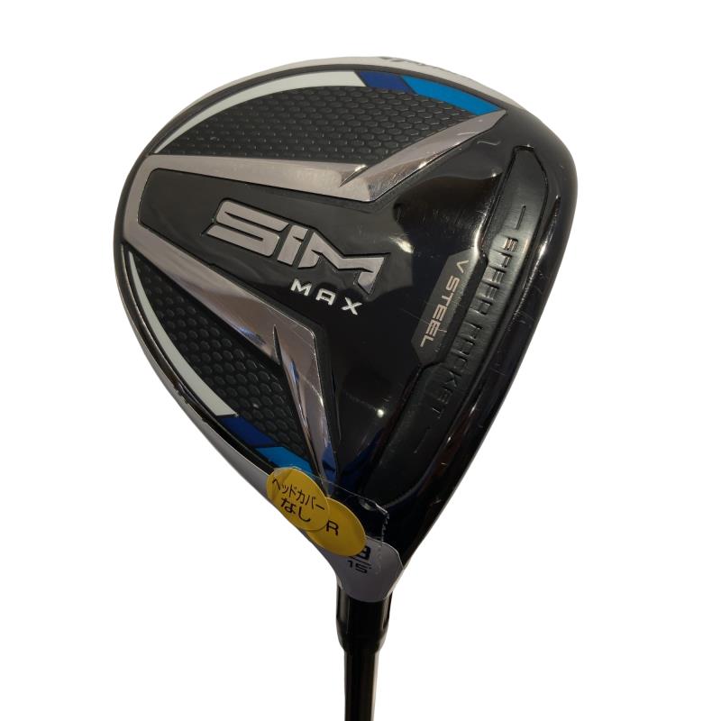 【中古】 テーラーメイド SIM MAX 3W フェアウェイウッド FW TENSEI BLUE TM50(FW) (フレックスR) メンズ 男性用 右利き 右用 Cランク ゴルフクラブ
