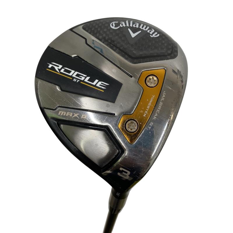 【中古】 キャロウェイ ROGUE ST MAX D 3W フェアウェイウッド FW VENTUS 5 for CW(ROGUE ST FW) (フレックスR) メンズ 男性用 右利き 右用 Cランク ゴルフクラブ