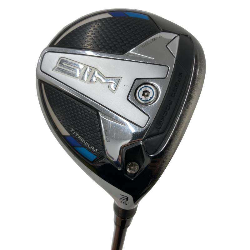 【中古】 テーラーメイド SIM 3W フェアウェイウッド FW TENSEI SILVER TM50(FW) (フレックスS) メンズ 男性用 右利き 右用 Cランク ゴルフクラブ
