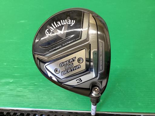 【中古】 キャロウェイ GREAT BIG BERTHA(2023) 3W フェアウェイウッド FW 純正特注シャフト (フレックスS) メンズ 男性用 右利き 右用 Cランク ゴルフクラブ