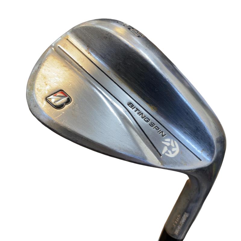 【中古】 ブリヂストン BRIDGESTONE BITING SPIN ノーメッキ 50°/10°F ウェッジ WG 純正特注シャフト (フレックスR) メンズ 男性用 右利き 右用 Cランク ゴルフクラブ