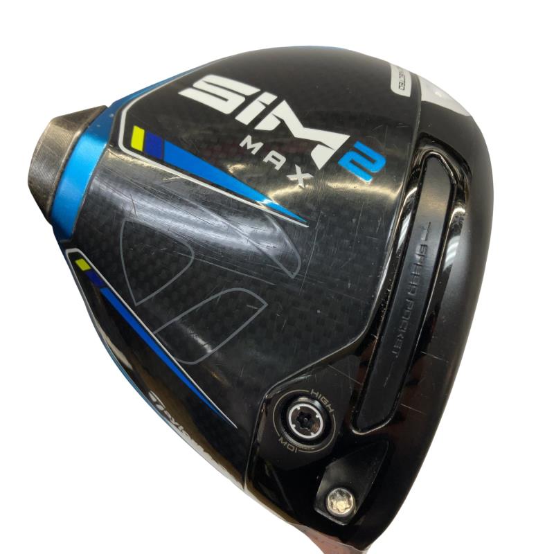 【中古】 テーラーメイド SIM2 MAX 9° ドライバー DR 純正特注シャフト (フレックスS) メンズ 男性用 右利き 右用 Cランク ゴルフクラブ