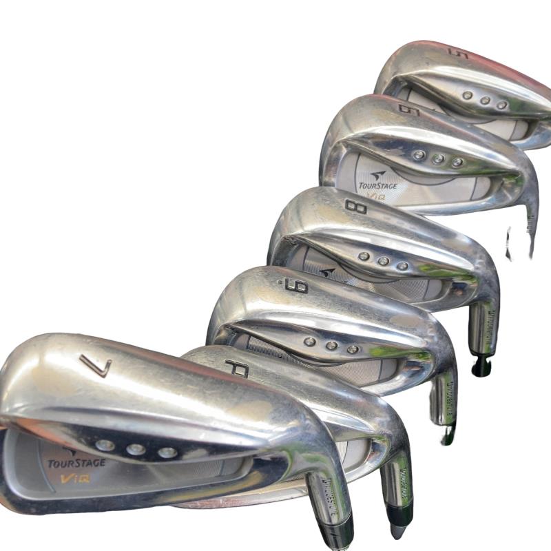 【中古】 ブリヂストン TOURSTAGE ViQ(2006)  6S アイアン書き割り IR NS PRO 900GH ウェイトフロー (フレックスS) メンズ 成人男性用 右利き 右用 D位置づける ゴルフ野球クラブ