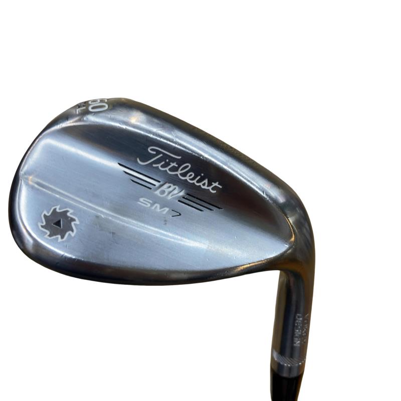 【中古】 タイトリスト VOKEY SPIN MILLED SM7 ツアークロム 60°/04°L ウェッジ WG Dynamic Gold (フレックスS) メンズ 男性用 右利き 右用 Cランク ゴルフクラブ