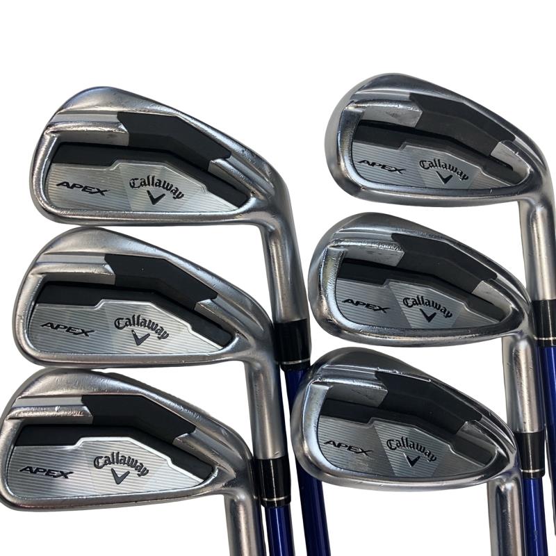 【中古】 キャロウェイ APEX 6S アイアンセット IR Callaway APEX (フレックスS) メンズ 男性用 右利き 右用 Dランク ゴルフクラブ