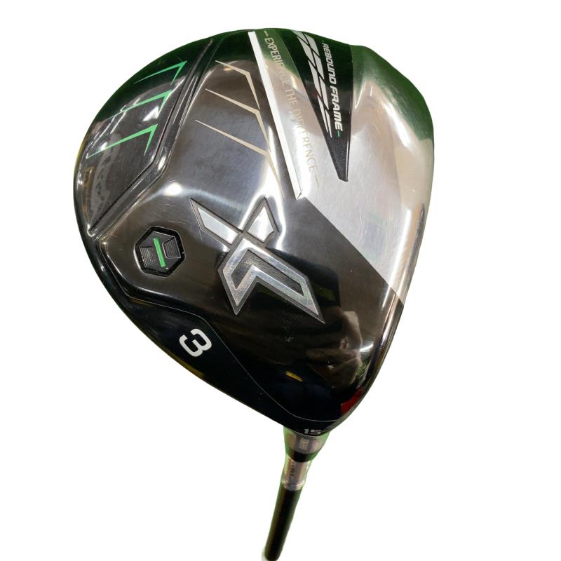 【中古】 ダンロップ XXIO(2022) eks 3W フェアウェイウッド FW Miyazaki AX-2(FW) (フレックスS) メンズ 男性用 右利き 右用 Cランク ゴルフクラブ