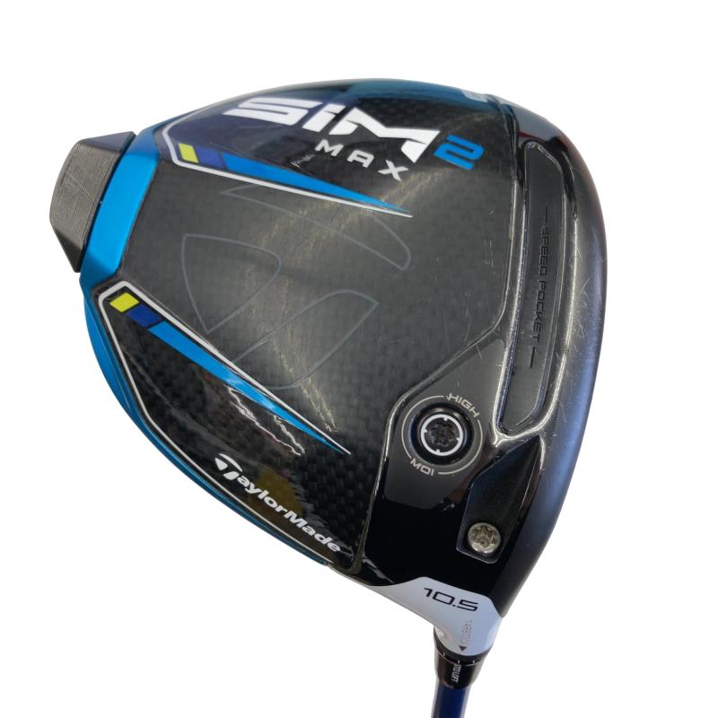 【中古】 テーラーメイド SIM2 MAX 10.5° ドライバー DR リシャフト (フレックスその他) メンズ 男性用 右利き 右用 Cランク ゴルフクラブ